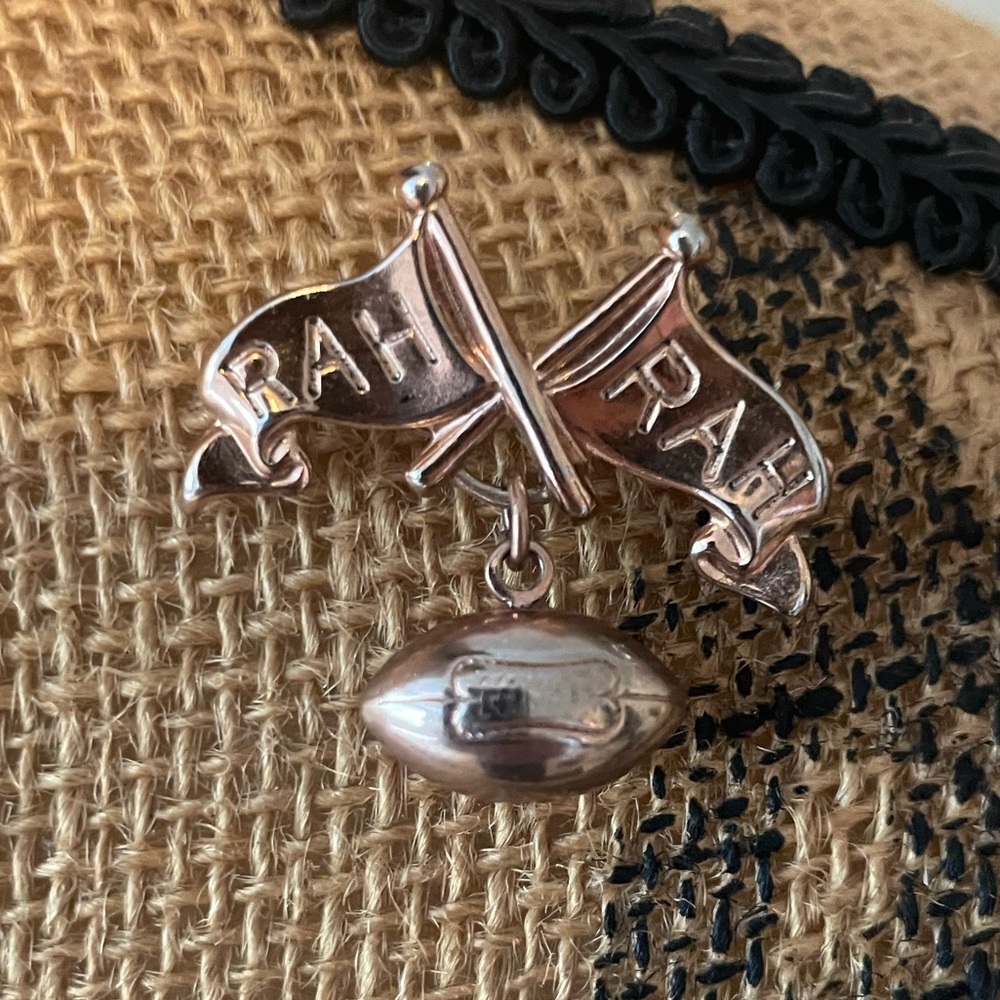 Vintage RaRa Football Pin Broach rah celebration